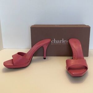 Charles by Charles David Barbie Pink Leather Sandals